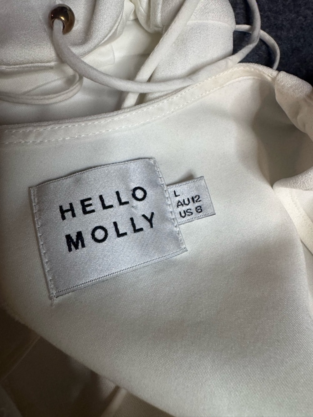 Hello Molly Take The Reigns Dress White - Picture 6 of 6